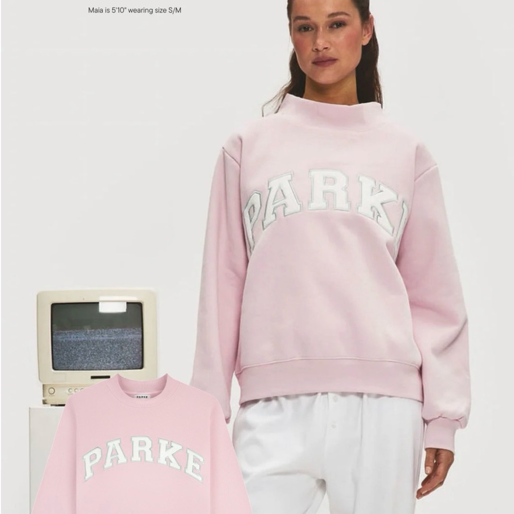 Parke Pink Sprinkle Nostalgia Collection Mockneck L/XL